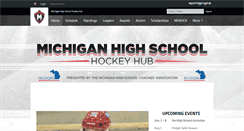 Desktop Screenshot of mihshockeyhub.com