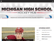 Tablet Screenshot of mihshockeyhub.com